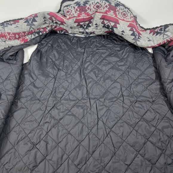 Duluth Trading Women's Sz 2XL Aztec Festivest Sherpa Collar Vest Quilt Lining - Picture 7 of 13